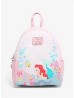 Budget 🎉 Loungefly Disney The Little Mermaid Under The Sea Mini 🎒 Backpack 👍