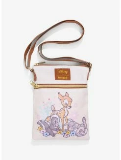 Bags & Purses Shop Online 46 Hot Sale ๐ฏ Loungefly Disney Bambi Friends & Flowers Passport Crossbody Bag ๐