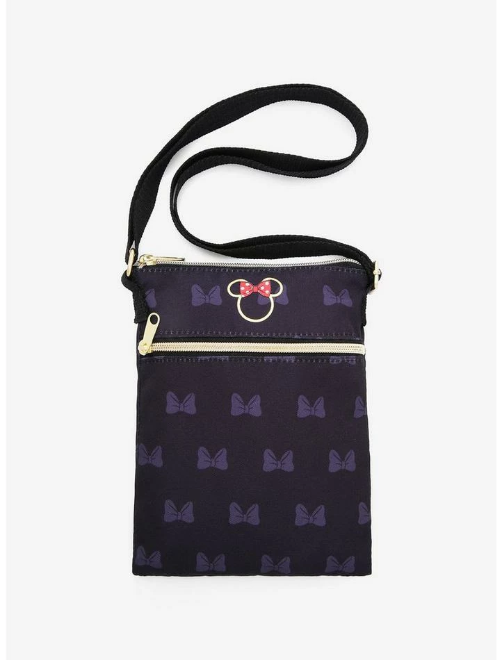 Coupon 👍 Loungefly Disney Minnie Mouse Gold & Black Passport Crossbody Bag 🔥 3 Coupon 👍 Loungefly Disney Minnie Mouse Gold & Black Passport Crossbody Bag 🔥