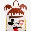 Brand new ❤️ Loungefly Disney Mickey Mouse Ice Cream Mini 🎒 Backpack 💯