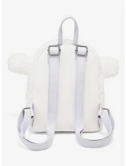 Coupon 😍 Loungefly Cinnamoroll Fuzzy Mini 🎒 Backpack ⭐ -Bags & Purses Shop Online 18689600 av2