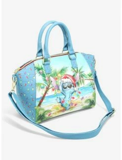 Cheapest 😉 Loungefly Disney Lilo & Stitch Island Holiday Satchel Bag 😉
