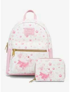 Cheap ⭐ Loungefly Disney Winnie The Pooh Cherry Blossom Mini 🎒 Backpack 🎁 -Bags & Purses Shop Online 18705985 av4