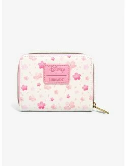 Brand new 🎁 Loungefly Disney Winnie The Pooh Cherry Blossom Mini Zipper Wallet ✔️ -Bags & Purses Shop Online 18706208 av1