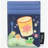 Promo 😍 Loungefly Disney Tangled Pascal & Lantern Vertical Cardholder 🎁 -Bags & Purses Shop Online 18706221 hi