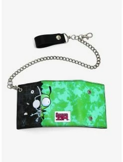 Best reviews of 💯 Invader Zim GIR Split Trifold Chain Wallet 👏 -Bags & Purses Shop Online 18706229 av2