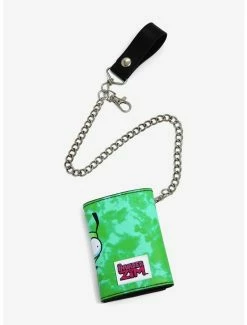 Best reviews of 💯 Invader Zim GIR Split Trifold Chain Wallet 👏