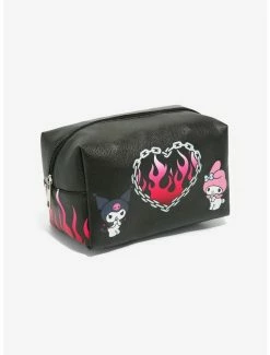 Coupon 👍 My Melody & Kuromi Flame Heart Makeup Bag 😉