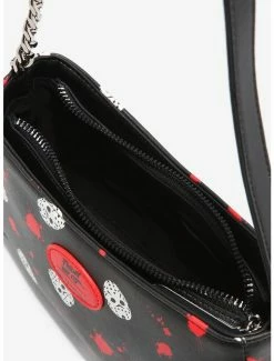 Flash Sale 😍 Her Universe Friday The 13th Jason Mask & Blood Baguette Bag 🥰 -Bags & Purses Shop Online 18802127 av2