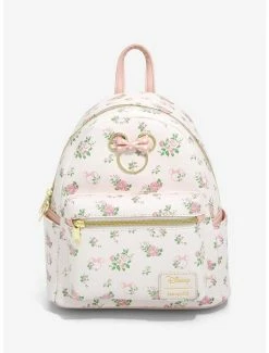 Budget 👏 Loungefly Disney Minnie Mouse Pastel Floral Mini 🎒 Backpack 💯