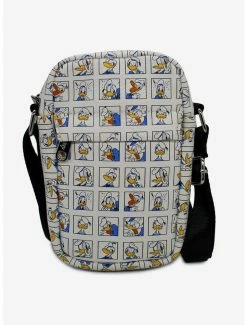 Discount 🌟 Disney Donald Duck Expression Blocks Cross Body Bag 🌟