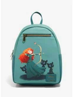 New 👍 Loungefly Disney Pixar Brave Bow & Arrow Mini 🎒 Backpack 💯