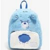Wholesale 🥰 Loungefly Care Bears Grumpy Bear Plush Mini 🎒 Backpack 👍
