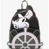 New 🧨 Loungefly Disney Steamboat Willie Mini 🎒 Backpack 🎉 -Bags & Purses Shop Online 19150520 hi
