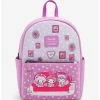 Best Sale 😍 Loungefly My Melody & Kuromi Slumber Party Mini 🎒 Backpack ⌛ -Bags & Purses Shop Online 19150522 hi