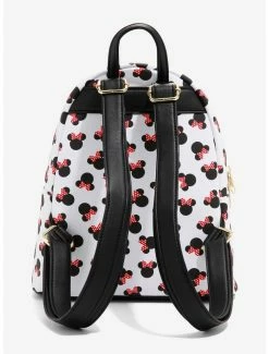 Coupon 🥰 Loungefly Disney Minnie Mouse Heads Mini 🎒 Backpack 😍 -Bags & Purses Shop Online 19150526 av2