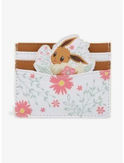 Wholesale 🛒 Loungefly Pokemon Eevee Spring Flowers Cardholder ❤️