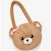 Buy 😉 Teddy Bear Fuzzy Plush Shoulder Bag 🥰 -Bags & Purses Shop Online 19198412 hi
