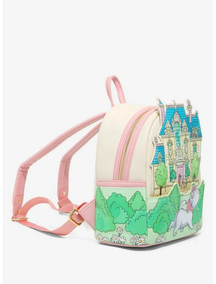 Best Pirce 🛒 Loungefly Disney The Aristocats Mansion Mini 🎒 Backpack ✔️ 4 Best Pirce 🛒 Loungefly Disney The Aristocats Mansion Mini 🎒 Backpack ✔️ - Image 2