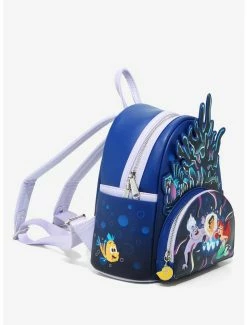 Hot Sale 👏 Loungefly Disney The Little Mermaid Glow-In-The-Dark Lair Mini 🎒 Backpack 🥰 -Bags & Purses Shop Online 19198418 av2