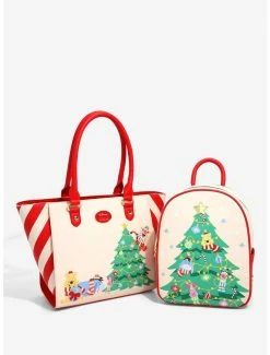New ⭐ Her Universe Disney Winnie The Pooh 🔔 Christmas Ornament Satchel Bag 👍 -Bags & Purses Shop Online 19388743 av4