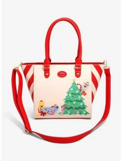 New โญ Her Universe Disney Winnie The Pooh ๐ Christmas Ornament Satchel Bag ๐