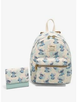 Outlet ⭐ Loungefly Disney Lilo & Stitch Tropical Leaves Mini Wallet 🎉 -Bags & Purses Shop Online 19519061 av3