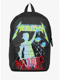 Deals 😀 Rocksax Metallica and Justice For All Classic 🎒 Backpack ✔️