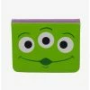 Best Pirce 🎁 Disney Pixar Toy Story Alien Character Close Up Wallet Id Fold Over Snap Pixar 😍 -Bags & Purses Shop Online 19621516 hi