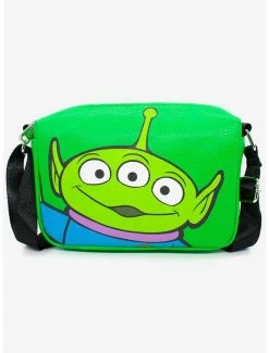 Best Pirce ✨ Disney Pixar Toy Story Alien Smiling Close Up Pose Cross Body Bag ⌛