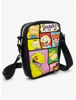 Cheap 😀 Rugrats 7 Character Pose Blocks Cross Body Bag ❤️ -Bags & Purses Shop Online 19621544 av1