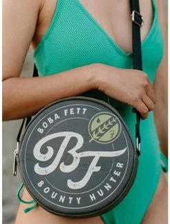 Hot Sale 🔔 Star Wars The Book Of Boba Fett Bounty Hunter And Mythosaur Cross Body Bag 🧨 -Bags & Purses Shop Online 19621548 av3
