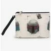 New ✔️ Star Wars The Book Of Boba Fett Helmet Schematic Wallet Single Pocket Wristlet ❤️ -Bags & Purses Shop Online 19621550 hi