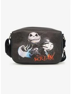 Flash Sale 😉 The Nightmare Before 🔔 Christmas Jack, Sally And Zero Such A Scream Cross Body Bag 😍