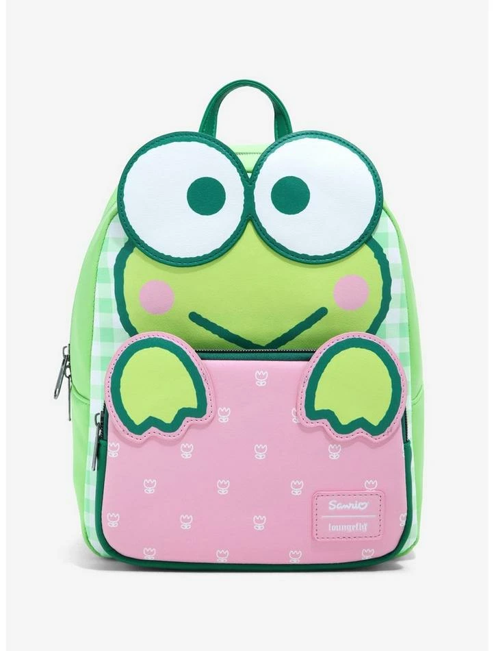 Hot Sale 𧨠Loungefly Keroppi 3D Gingham Mini π Backpack π 3 Hot Sale 𧨠Loungefly Keroppi 3D Gingham Mini π Backpack π