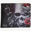 Wholesale 😉 Skulls N' Roses Bifold Wallet 🛒 -Bags & Purses Shop Online 19821253 hi