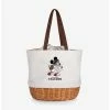 Brand new 🎉 Disney Mickey Mouse NFL Atlanta Falcons Canvas Willow Basket Tote 🌟