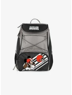 Best Sale 🎉 Disney Mickey Mouse NFL Cleveland Browns Cooler 🎒 Backpack 🤩