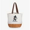 Flash Sale 😍 Disney Mickey Mouse NFL Denver Broncos Canvas Willow Basket Tote 😍