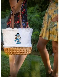 Top 10 👏 Disney Mickey Mouse NFL Detroit Lions Canvas Willow Basket Tote 👍 -Bags & Purses Shop Online 19831729 av3