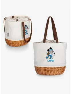 Top 10 👏 Disney Mickey Mouse NFL Detroit Lions Canvas Willow Basket Tote 👍 -Bags & Purses Shop Online 19831729 av4