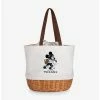 Best Sale 🌟 Disney Mickey Mouse NFL Houston Texans Canvas Willow Basket Tote ⌛
