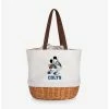 Deals 🤩 Disney Mickey Mouse NFL Indianapolis Colts Canvas Willow Basket Tote ⌛