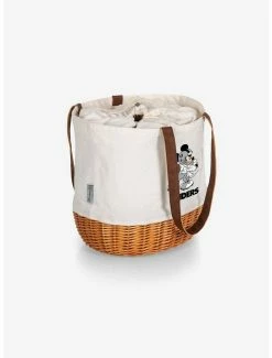 Best Sale 💯 Disney Mickey Mouse NFL Las Vegas Raiders Canvas Willow Basket Tote 🎉 -Bags & Purses Shop Online 19831777 av1
