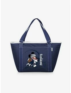 New 👍 Disney Mickey Mouse NFL NE Patriots Tote Cooler Bag 🔔
