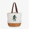 Promo 🌟 Disney Mickey Mouse NFL New York Jets Canvas Willow Basket Tote 😉 -Bags & Purses Shop Online 19831841 hi
