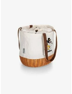 Cheap ⭐ Disney Mickey Mouse NFL Pittsburgh Steelers Canvas Willow Basket Tote 🛒 -Bags & Purses Shop Online 19831857 av1