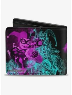 Flash Sale 🔔 DC Comics Harley Quinn Joker Bifold Wallet 😉 -Bags & Purses Shop Online 19886242 av1