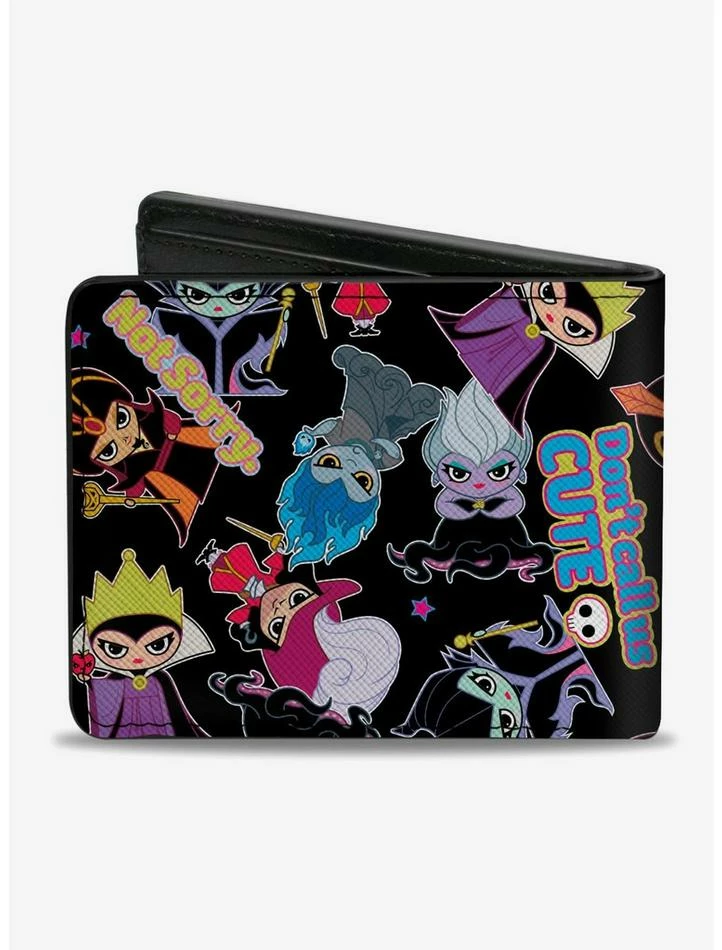 Best deal 😍 Disney Villains Don't Call Us Cute Bifold Wallet 🎉 4 Best deal 😍 Disney Villains Don't Call Us Cute Bifold Wallet 🎉 - Image 2