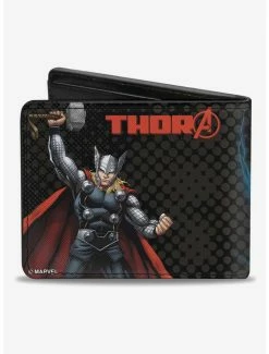 Best Sale ✨ Marvel Avengers Thor Action Poses Bifold Wallet ⌛ -Bags & Purses Shop Online 19886280 av1
